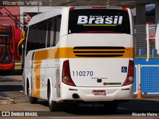 Trans Brasil > TCB - Transporte Coletivo Brasil 110270 na cidade de Goiânia, Goiás, Brasil, por Ricardo Vieira. ID da foto: 7794738.