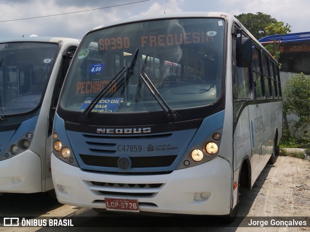 Viação Redentor C47859 na cidade de Rio de Janeiro, Rio de Janeiro, Brasil, por Jorge Gonçalves. Número da foto: #7795488.