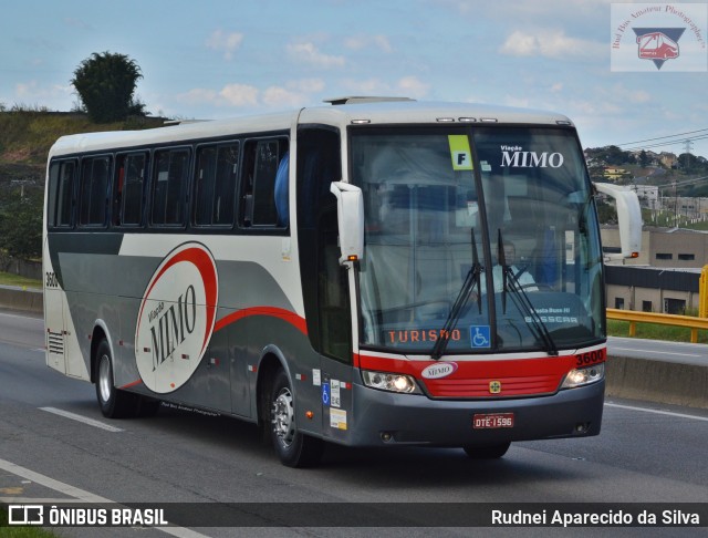 Viação Mimo 3600 na cidade de Arujá, São Paulo, Brasil, por Rudnei Aparecido da Silva. ID da foto: 7796172.