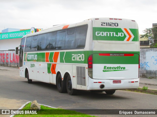 Empresa Gontijo de Transportes 21120 na cidade de Eunápolis, Bahia, Brasil, por Eriques  Damasceno. Número da foto: #7797089.