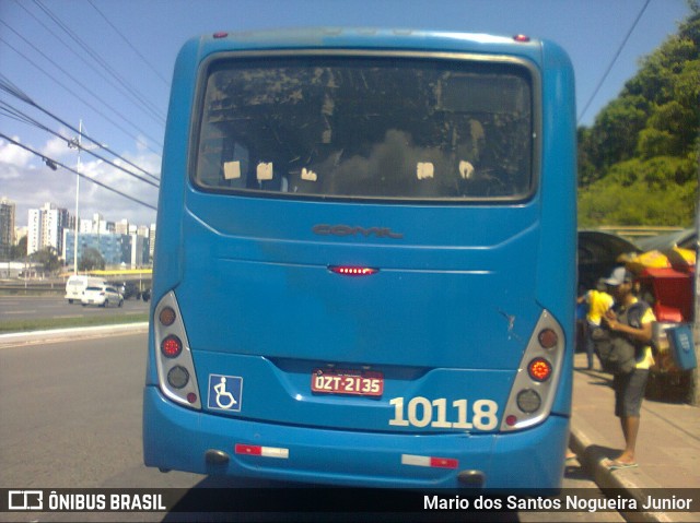 Concessionária Salvador Norte - CSN Transportes 10118 na cidade de Salvador, Bahia, Brasil, por Mario dos Santos Nogueira Junior. ID da foto: 7793955.