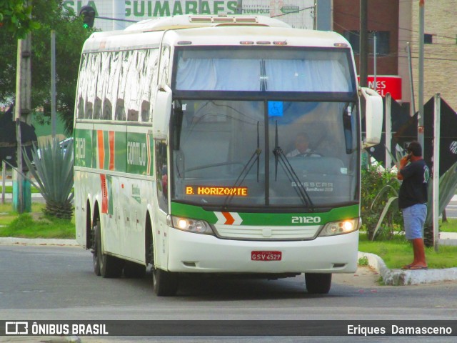 Empresa Gontijo de Transportes 21120 na cidade de Eunápolis, Bahia, Brasil, por Eriques  Damasceno. Número da foto: #7797076.