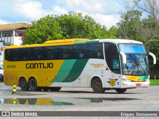 Empresa Gontijo de Transportes 14365 na cidade de Eunápolis, Bahia, Brasil, por Eriques  Damasceno. Número da foto: #7794554.