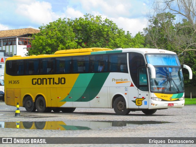 Empresa Gontijo de Transportes 14365 na cidade de Eunápolis, Bahia, Brasil, por Eriques  Damasceno. ID da foto: 7794554.