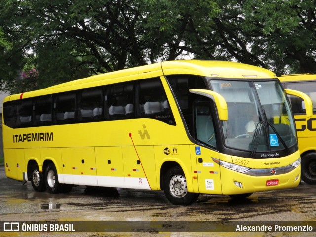 Viação Itapemirim 60627 na cidade de São Paulo, São Paulo, Brasil, por Alexandre Promenzio. Número da foto: #7796704.