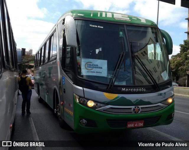 EBT - Expresso Biagini Transportes 4194 na cidade de Belo Horizonte, Minas Gerais, Brasil, por Vicente de Paulo Alves. Número da foto: #7796826.