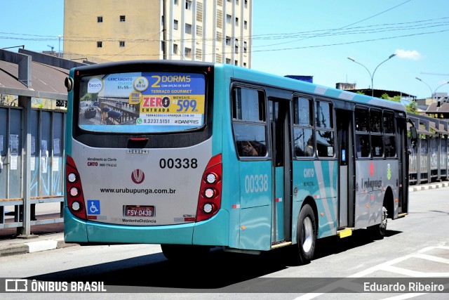 Auto Viação Urubupungá 00338 na cidade de Osasco, São Paulo, Brasil, por Eduardo Ribeiro. Número da foto: #7852160.