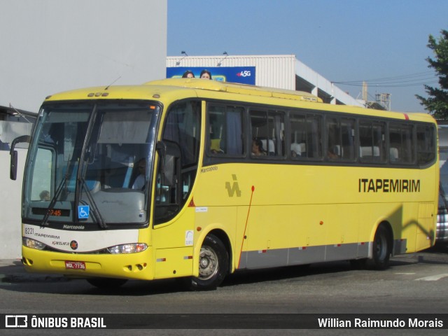 Viação Itapemirim 8221 na cidade de Rio de Janeiro, Rio de Janeiro, Brasil, por Willian Raimundo Morais. ID da foto: 7851148.