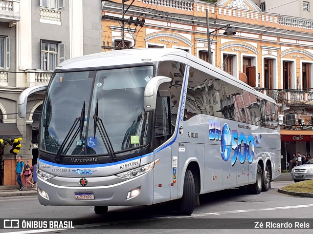 BR-500 Viagens e Turismo RJ 843.001 na cidade de Petrópolis, Rio de Janeiro, Brasil, por Zé Ricardo Reis. ID da foto: 7850997.