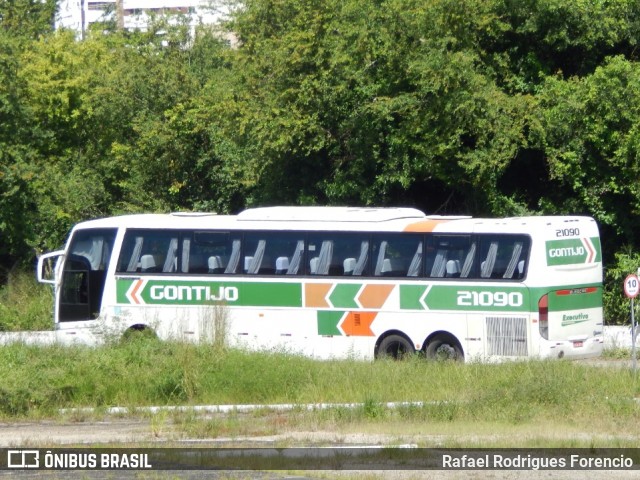 Empresa Gontijo de Transportes 21090 na cidade de Aracaju, Sergipe, Brasil, por Rafael Rodrigues Forencio. ID da foto: 7851327.