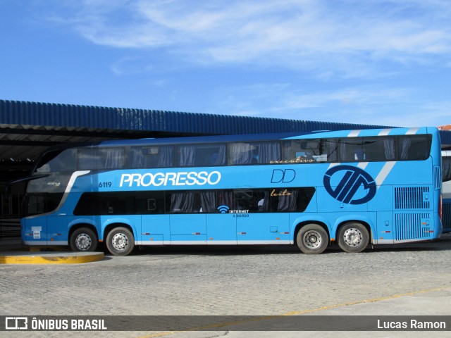 Auto Viação Progresso 6119 na cidade de Serra Talhada, Pernambuco, Brasil, por Lucas Ramon. ID da foto: 7851748.