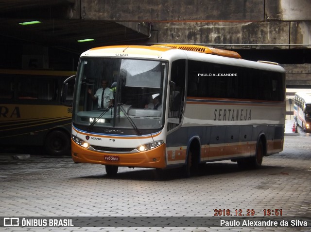 Viação Sertaneja 710 na cidade de Belo Horizonte, Minas Gerais, Brasil, por Paulo Alexandre da Silva. Número da foto: #7852380.
