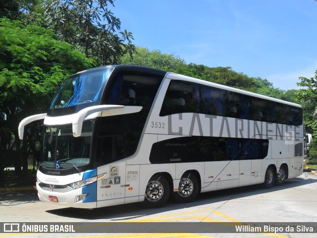 Auto Viação Catarinense 3532 na cidade de São Paulo, São Paulo, Brasil, por William Bispo da Silva. Número da foto: #7850269.