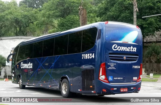 Viação Cometa 719534 na cidade de Santos, São Paulo, Brasil, por Guilherme Silva. Número da foto: #7850566.