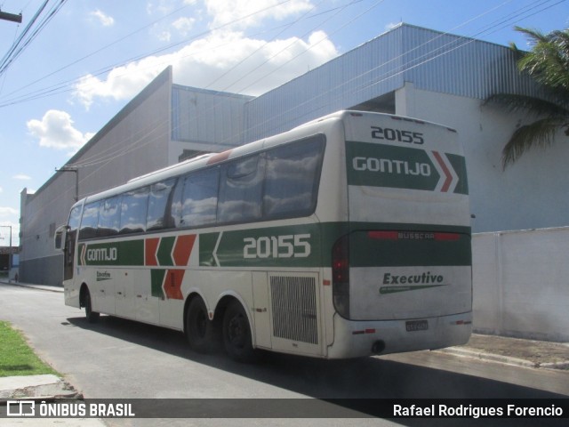 Empresa Gontijo de Transportes 20155 na cidade de Itabaiana, Sergipe, Brasil, por Rafael Rodrigues Forencio. ID da foto: 7851308.