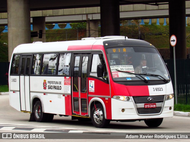 Transunião Transportes 3 6523 na cidade de São Paulo, São Paulo, Brasil, por Adam Xavier Rodrigues Lima. Número da foto: #7851013.