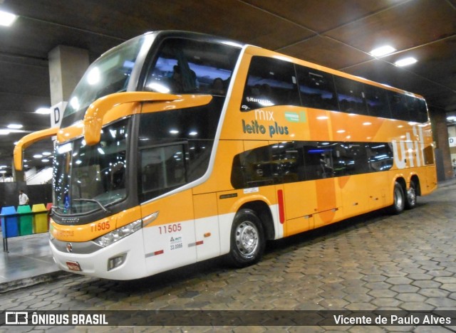 UTIL - União Transporte Interestadual de Luxo 11505 na cidade de Belo Horizonte, Minas Gerais, Brasil, por Vicente de Paulo Alves. ID da foto: 7850644.