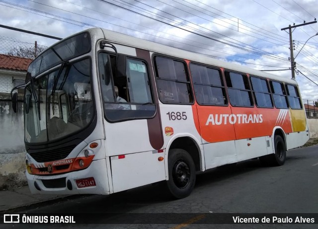 Autotrans > Turilessa 1685 na cidade de Itaúna, Minas Gerais, Brasil, por Vicente de Paulo Alves. ID da foto: 7850587.