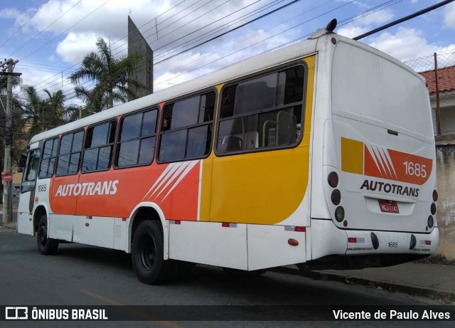 Autotrans > Turilessa 1685 na cidade de Itaúna, Minas Gerais, Brasil, por Vicente de Paulo Alves. ID da foto: 7850589.