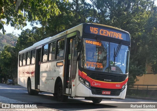 Auto Viação Alpha A48182 na cidade de Rio de Janeiro, Rio de Janeiro, Brasil, por Rafael Santos. Número da foto: #7854700.