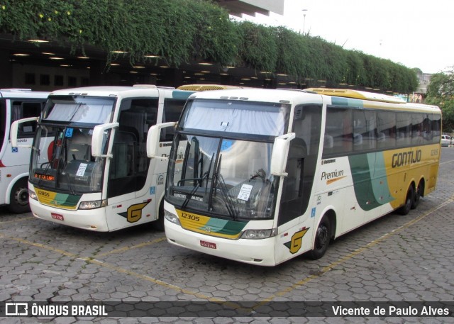 Empresa Gontijo de Transportes 12305 na cidade de Belo Horizonte, Minas Gerais, Brasil, por Vicente de Paulo Alves. ID da foto: 7853579.