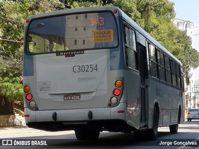 Transportes Futuro C30254 na cidade de Rio de Janeiro, Rio de Janeiro, Brasil, por Jorge Gonçalves. Número da foto: #7854956.