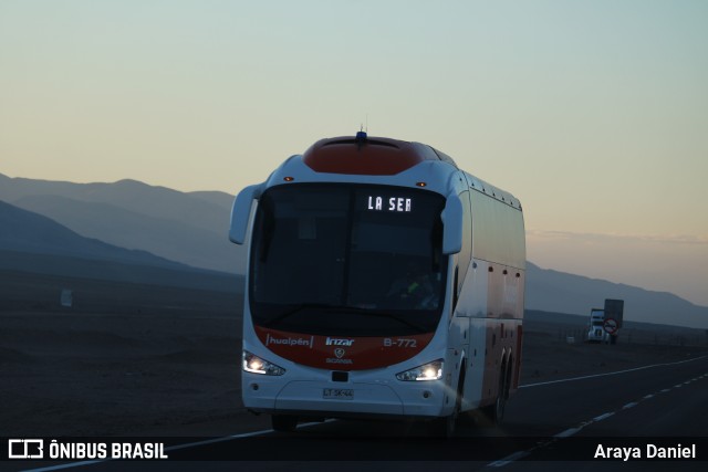 Buses Hualpén B-772 na cidade de Antofagasta, Antofagasta, Antofagasta, Chile, por Araya Daniel . Número da foto: #7855702.