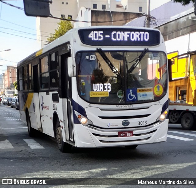 Viação Pinheiral 3013 na cidade de Volta Redonda, Rio de Janeiro, Brasil, por Matheus Martins da Silva. ID da foto: 7853395.