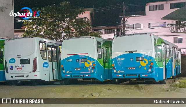 Viação Praia Sol 12108 na cidade de Vila Velha, Espírito Santo, Brasil, por Gabriel Lavnis. Número da foto: #7853383.