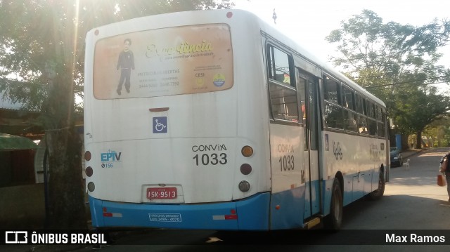 Empresa de Transporte Coletivo Viamão 1033 na cidade de Viamão, Rio Grande do Sul, Brasil, por Max Ramos. Número da foto: #7853486.