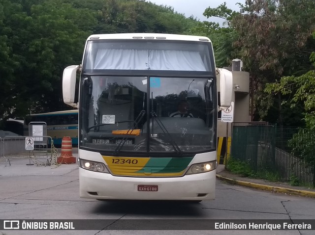 Empresa Gontijo de Transportes 12340 na cidade de São Paulo, São Paulo, Brasil, por Edinilson Henrique Ferreira. ID da foto: 7854732.