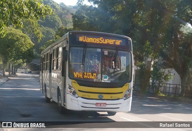 Real Auto Ônibus A41158 na cidade de Rio de Janeiro, Rio de Janeiro, Brasil, por Rafael Santos. Número da foto: #7854694.