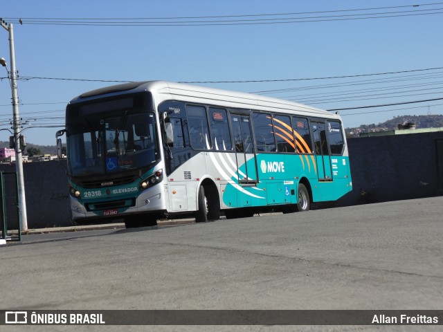 Transbus Transportes > Gávea Transportes 29318 na cidade de Ribeirão das Neves, Minas Gerais, Brasil, por Allan Freittas. ID da foto: 7854831.