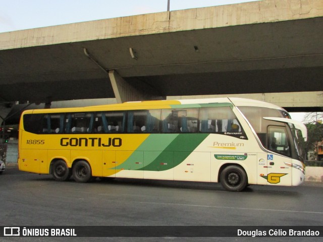 Empresa Gontijo de Transportes 18855 na cidade de Belo Horizonte, Minas Gerais, Brasil, por Douglas Célio Brandao. ID da foto: 7856398.