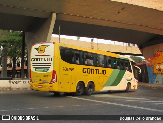 Empresa Gontijo de Transportes 18855 na cidade de Belo Horizonte, Minas Gerais, Brasil, por Douglas Célio Brandao. ID da foto: 7856400.