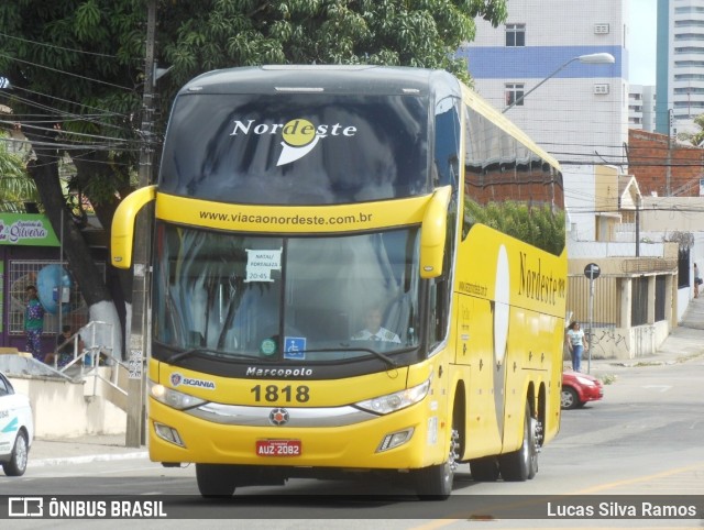 Viação Nordeste 1818 na cidade de Fortaleza, Ceará, Brasil, por Lucas Ramos. ID da foto: 7856425.