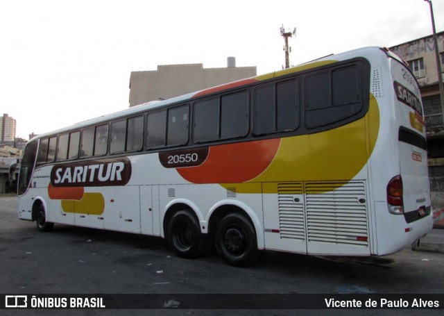 Saritur - Santa Rita Transporte Urbano e Rodoviário 20550 na cidade de Belo Horizonte, Minas Gerais, Brasil, por Vicente de Paulo Alves. Número da foto: #7857066.