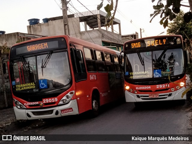 Transbus Transportes > Gávea Transportes 29211 na cidade de Ribeirão das Neves, Minas Gerais, Brasil, por Kaique Marquês Medeiros . ID da foto: 7857784.