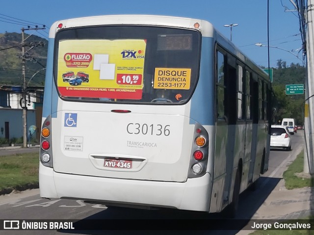 Transportes Futuro C30136 na cidade de Rio de Janeiro, Rio de Janeiro, Brasil, por Jorge Gonçalves. Número da foto: #7857996.