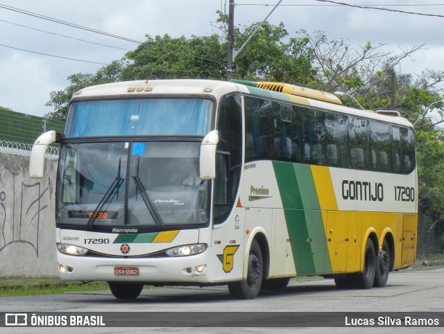 Empresa Gontijo de Transportes 17290 na cidade de Recife, Pernambuco, Brasil, por Lucas Ramos. ID da foto: 7856434.