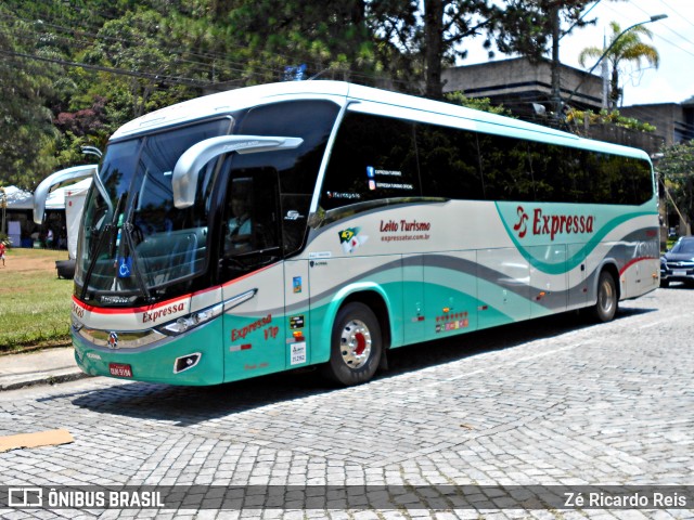 Expressa Turismo 55420 na cidade de Petrópolis, Rio de Janeiro, Brasil, por Zé Ricardo Reis. ID da foto: 7857020.