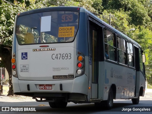 Viação Redentor C47693 na cidade de Rio de Janeiro, Rio de Janeiro, Brasil, por Jorge Gonçalves. Número da foto: #7857967.