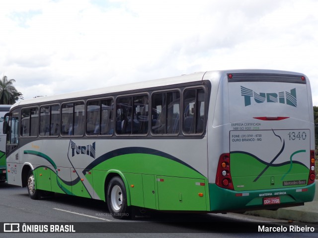 Turin Transportes 1340 na cidade de Belo Horizonte, Minas Gerais, Brasil, por Marcelo Ribeiro. ID da foto: 7856619.