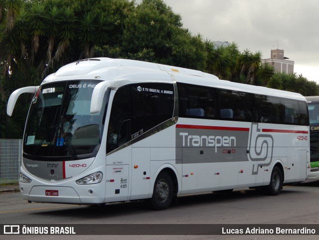 Transpen Transporte Coletivo e Encomendas 42040 na cidade de Curitiba, Paraná, Brasil, por Lucas Adriano Bernardino. ID da foto: 7862011.