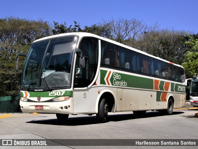 Cia. São Geraldo de Viação 2507 na cidade de São Paulo, São Paulo, Brasil, por Harllesson Santana Santos. Número da foto: #7861446.