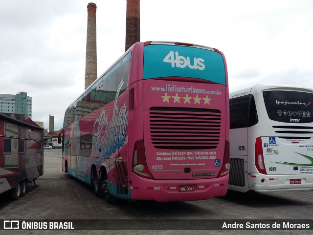 Lidia Turismo 4013 na cidade de São Paulo, São Paulo, Brasil, por Andre Santos de Moraes. Número da foto: #7860051.