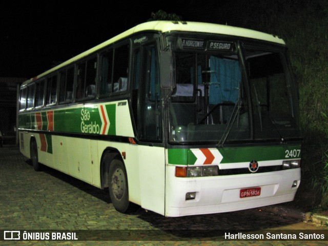 Cia. São Geraldo de Viação 2407 na cidade de João Monlevade, Minas Gerais, Brasil, por Harllesson Santana Santos. ID da foto: 7861429.