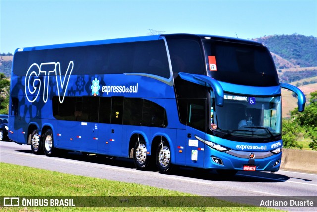 Expresso do Sul 419314 na cidade de Roseira, São Paulo, Brasil, por Adriano Duarte. Número da foto: #7858982.