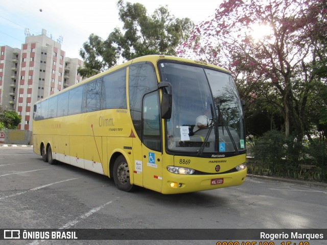 Viação Itapemirim 8869 na cidade de São José dos Campos, São Paulo, Brasil, por Rogerio Marques. Número da foto: #7860112.