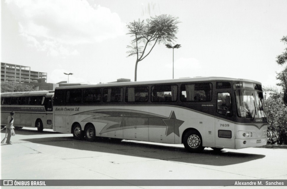 Viação Cometa 7639 na cidade de São Paulo, São Paulo, Brasil, por Alexandre M.  Sanches. Número da foto: #7860296.